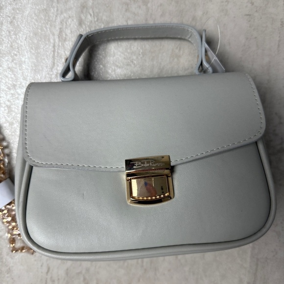 Bella Russo purse shoulder bag Gray Mini Bag Detachable Chain - Picture 2 of 9